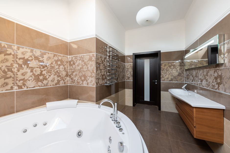 Luxury bathroom and home addition